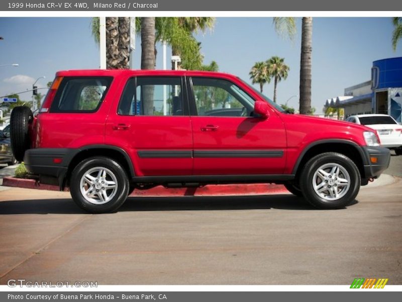 Milano Red / Charcoal 1999 Honda CR-V EX 4WD
