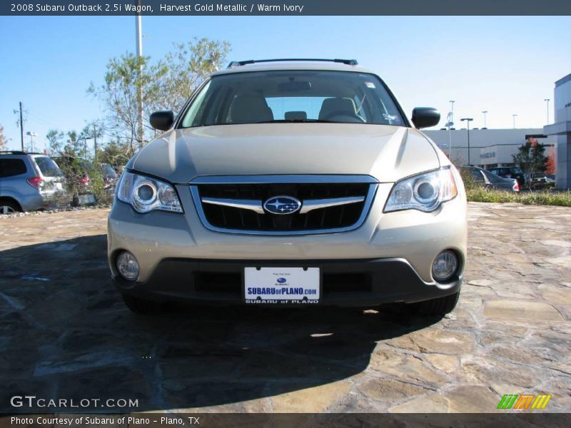 Harvest Gold Metallic / Warm Ivory 2008 Subaru Outback 2.5i Wagon