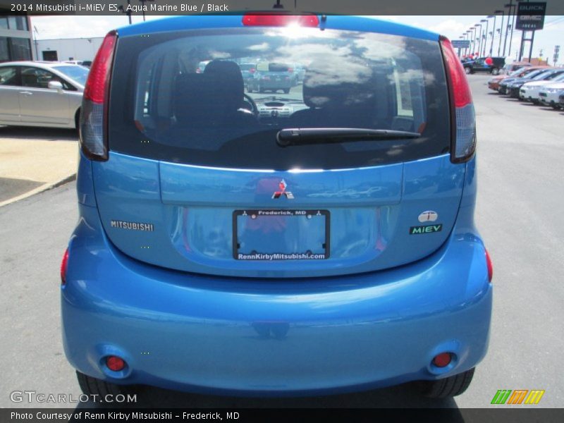 Aqua Marine Blue / Black 2014 Mitsubishi i-MiEV ES