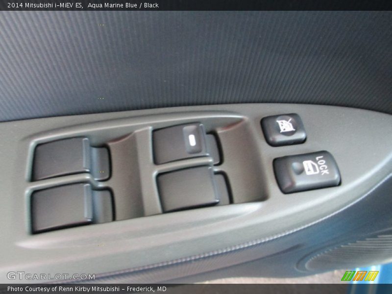 Aqua Marine Blue / Black 2014 Mitsubishi i-MiEV ES