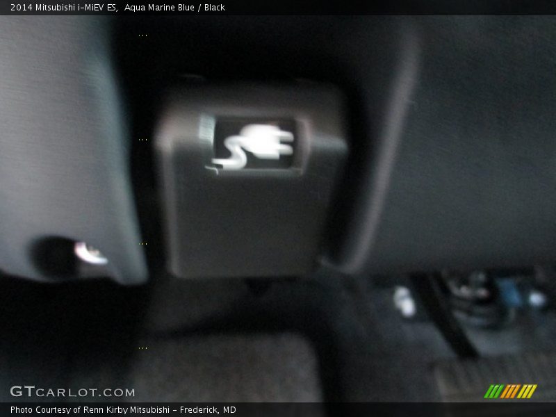 Aqua Marine Blue / Black 2014 Mitsubishi i-MiEV ES
