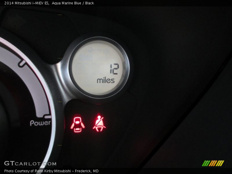 Aqua Marine Blue / Black 2014 Mitsubishi i-MiEV ES