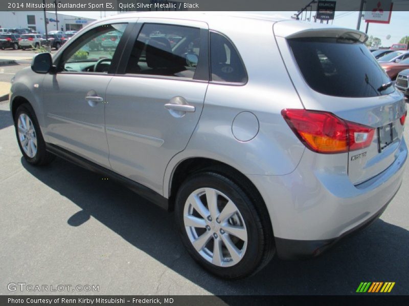 Quick Silver Metallic / Black 2014 Mitsubishi Outlander Sport ES