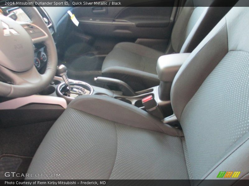 Quick Silver Metallic / Black 2014 Mitsubishi Outlander Sport ES