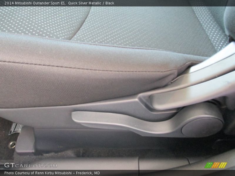 Quick Silver Metallic / Black 2014 Mitsubishi Outlander Sport ES
