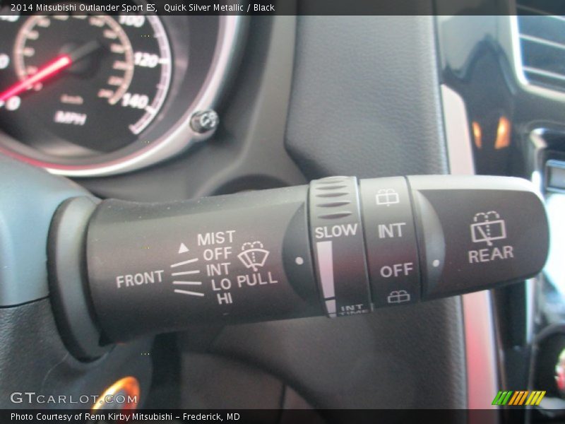 Quick Silver Metallic / Black 2014 Mitsubishi Outlander Sport ES