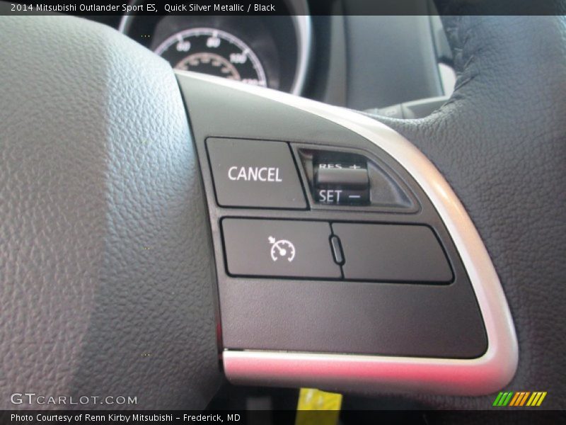 Quick Silver Metallic / Black 2014 Mitsubishi Outlander Sport ES