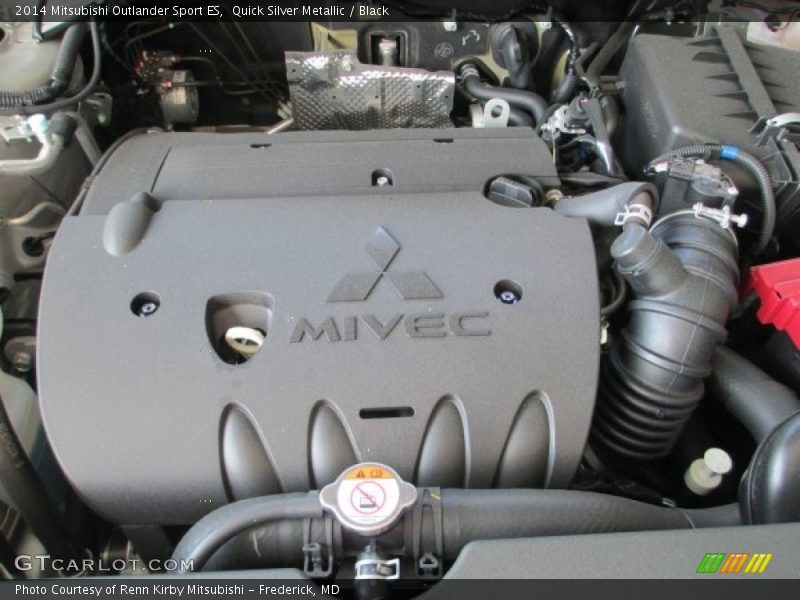Quick Silver Metallic / Black 2014 Mitsubishi Outlander Sport ES