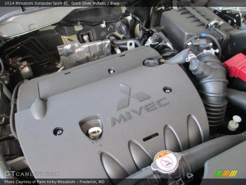 Quick Silver Metallic / Black 2014 Mitsubishi Outlander Sport ES