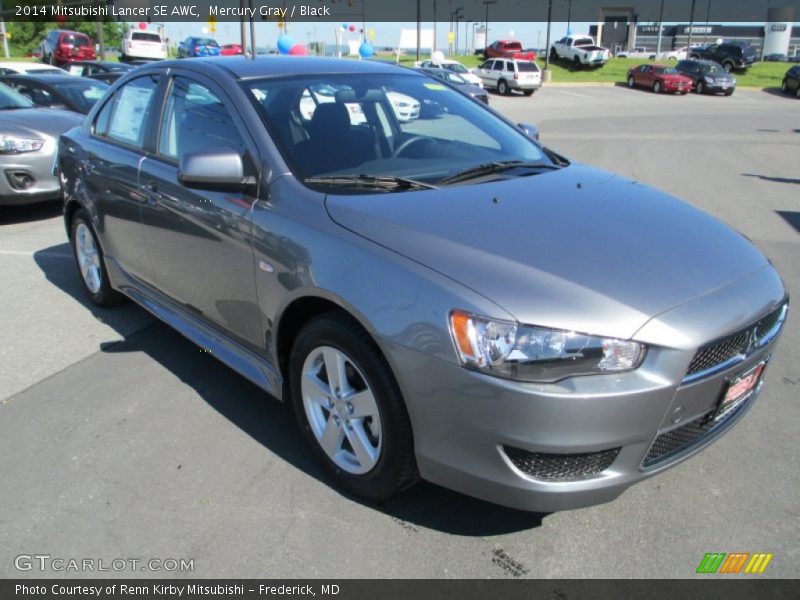 Mercury Gray / Black 2014 Mitsubishi Lancer SE AWC