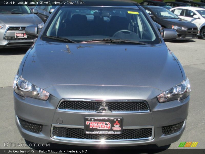 Mercury Gray / Black 2014 Mitsubishi Lancer SE AWC