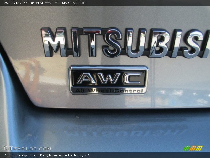 Mercury Gray / Black 2014 Mitsubishi Lancer SE AWC