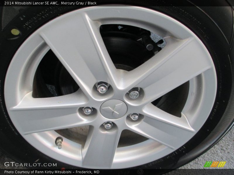 Mercury Gray / Black 2014 Mitsubishi Lancer SE AWC
