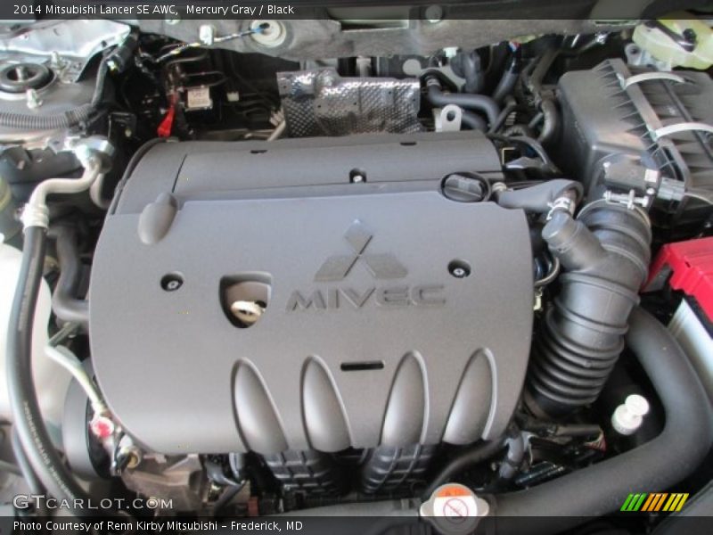 Mercury Gray / Black 2014 Mitsubishi Lancer SE AWC