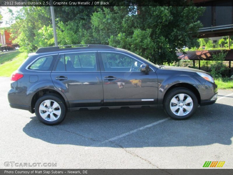 Graphite Gray Metallic / Off Black 2012 Subaru Outback 2.5i