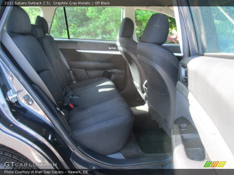 Graphite Gray Metallic / Off Black 2012 Subaru Outback 2.5i
