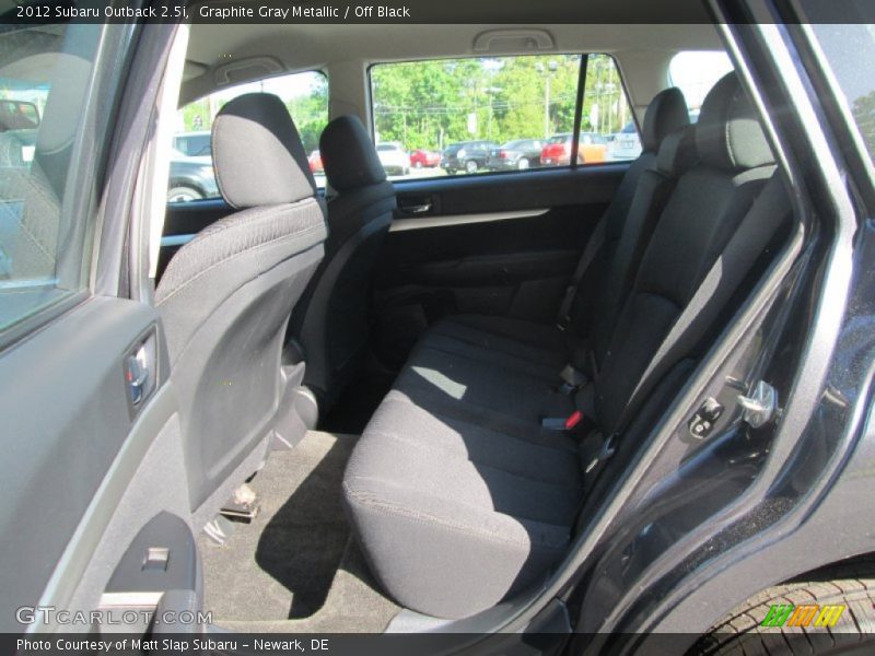 Graphite Gray Metallic / Off Black 2012 Subaru Outback 2.5i