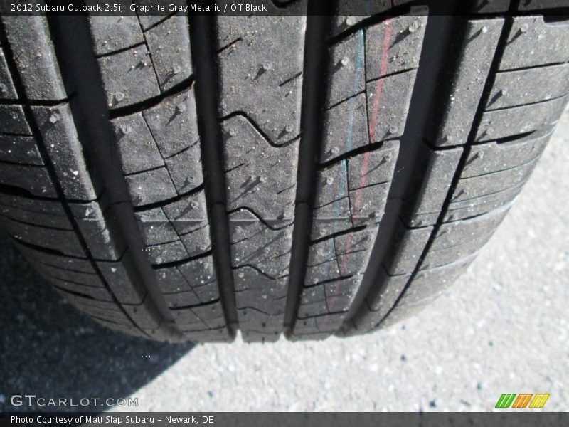 Graphite Gray Metallic / Off Black 2012 Subaru Outback 2.5i