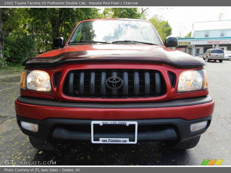Impulse Red Pearl / Charcoal 2002 Toyota Tacoma V6 PreRunner Double Cab