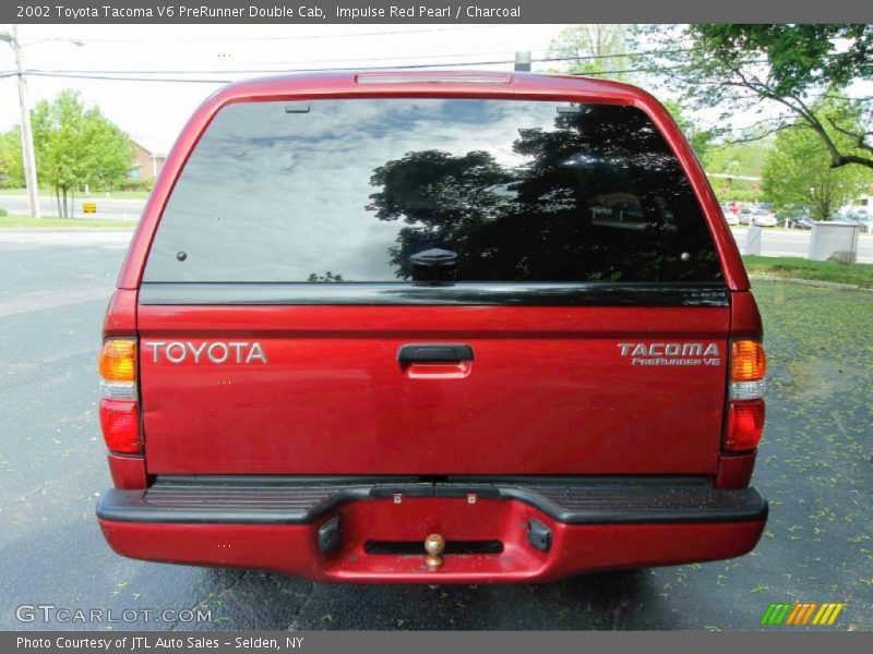 Impulse Red Pearl / Charcoal 2002 Toyota Tacoma V6 PreRunner Double Cab