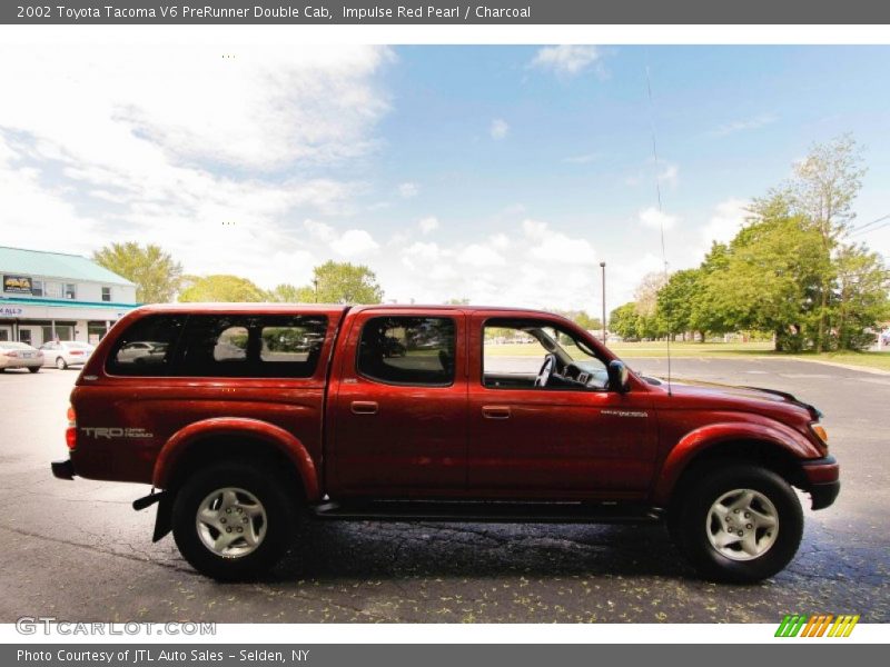 Impulse Red Pearl / Charcoal 2002 Toyota Tacoma V6 PreRunner Double Cab