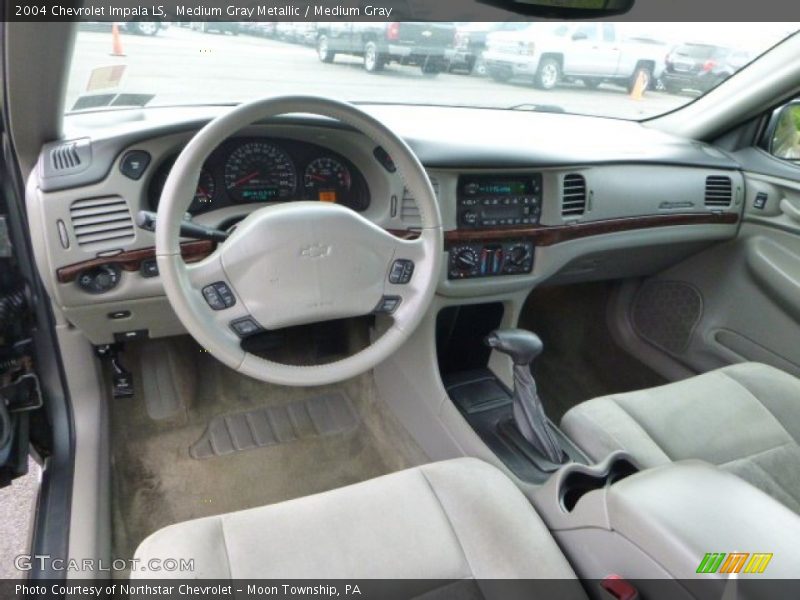 Medium Gray Metallic / Medium Gray 2004 Chevrolet Impala LS