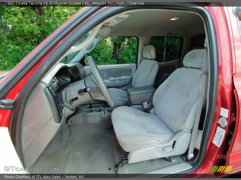 Impulse Red Pearl / Charcoal 2002 Toyota Tacoma V6 PreRunner Double Cab