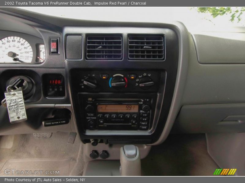 Impulse Red Pearl / Charcoal 2002 Toyota Tacoma V6 PreRunner Double Cab