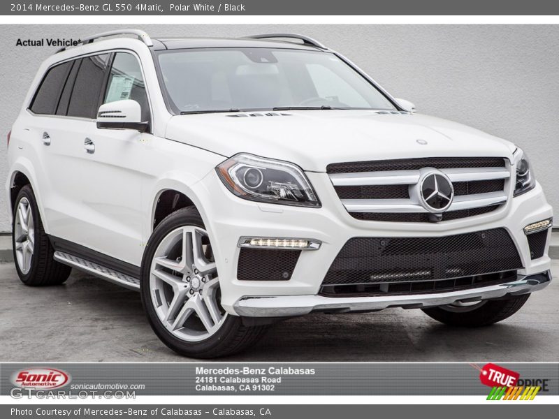 Polar White / Black 2014 Mercedes-Benz GL 550 4Matic