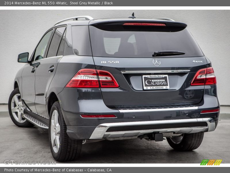 Steel Grey Metallic / Black 2014 Mercedes-Benz ML 550 4Matic