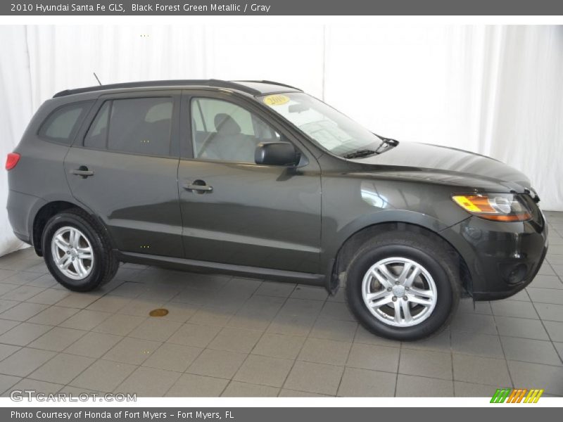  2010 Santa Fe GLS Black Forest Green Metallic