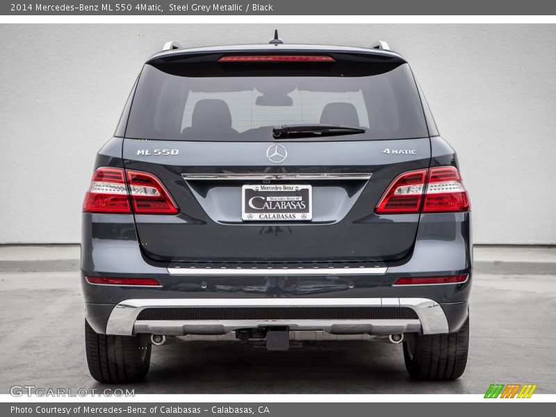 Steel Grey Metallic / Black 2014 Mercedes-Benz ML 550 4Matic