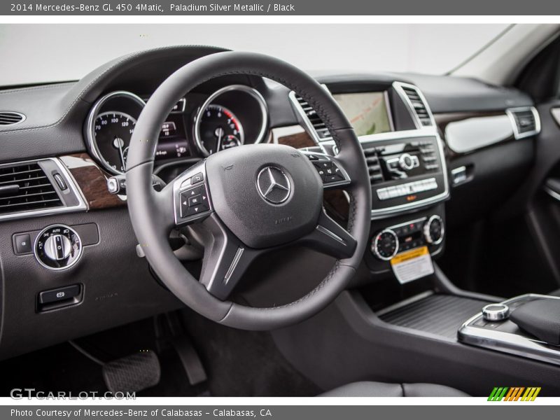 Paladium Silver Metallic / Black 2014 Mercedes-Benz GL 450 4Matic