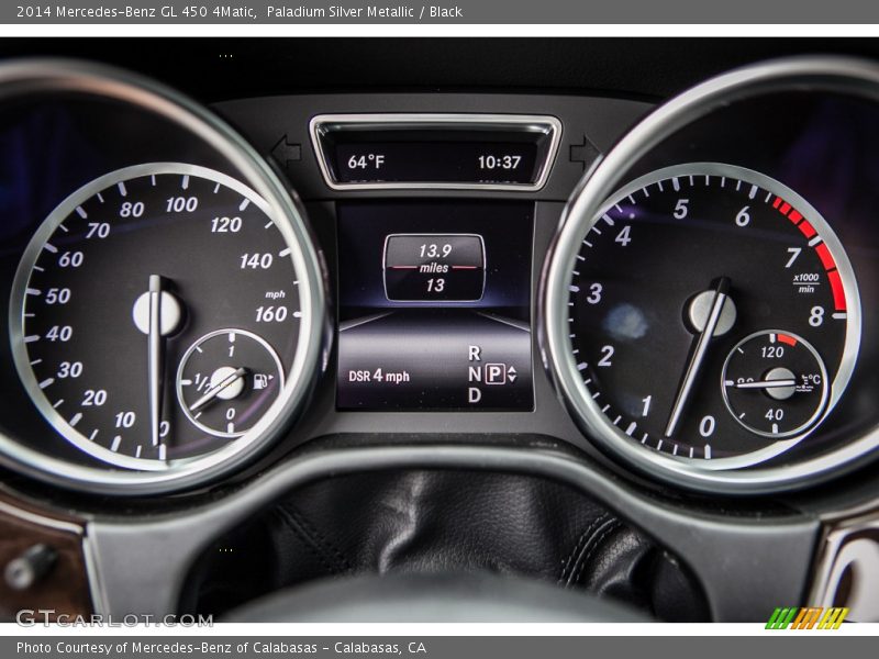 Paladium Silver Metallic / Black 2014 Mercedes-Benz GL 450 4Matic