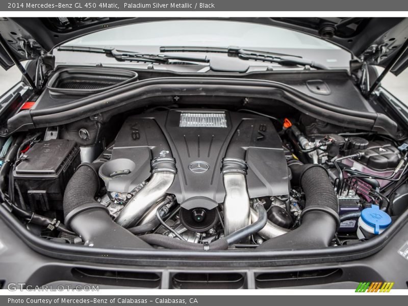 Paladium Silver Metallic / Black 2014 Mercedes-Benz GL 450 4Matic