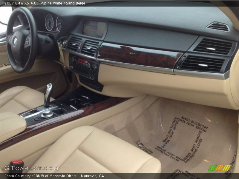 Alpine White / Sand Beige 2007 BMW X5 4.8i