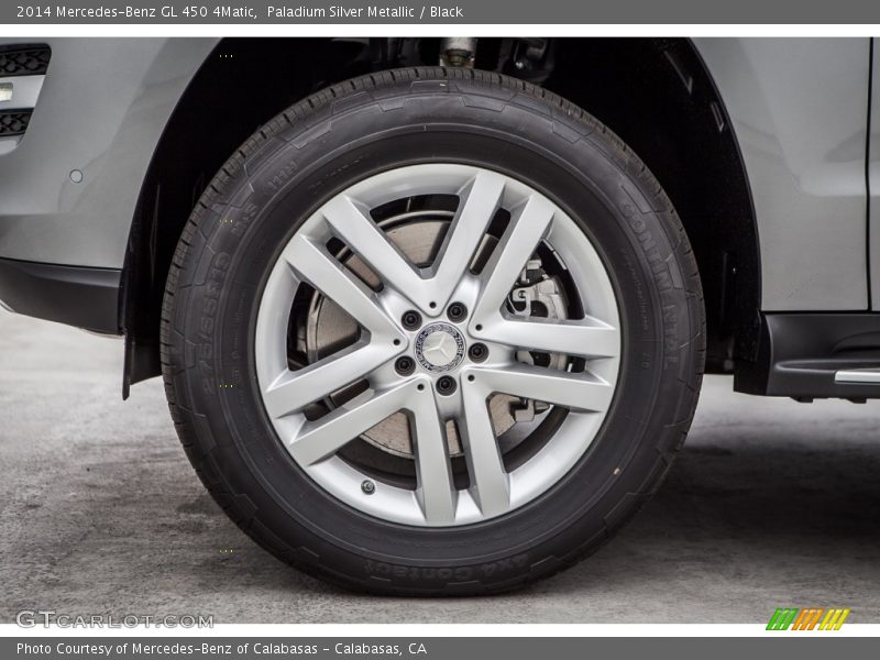 Paladium Silver Metallic / Black 2014 Mercedes-Benz GL 450 4Matic