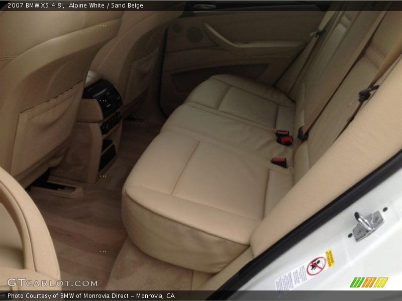 Alpine White / Sand Beige 2007 BMW X5 4.8i