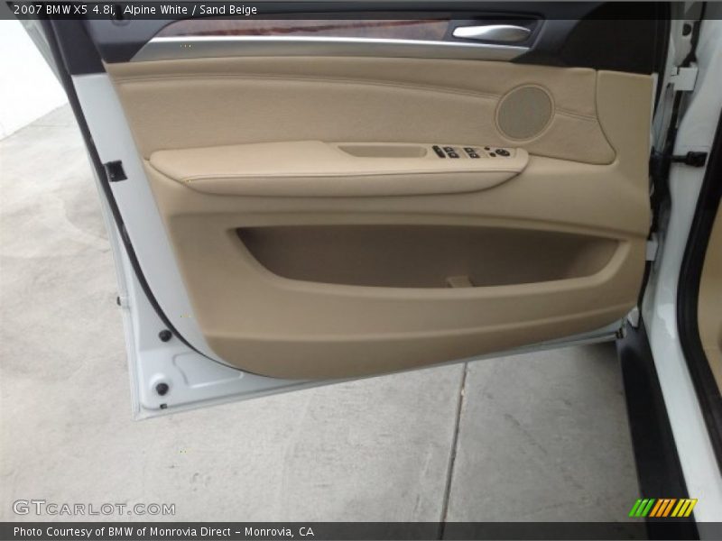 Alpine White / Sand Beige 2007 BMW X5 4.8i
