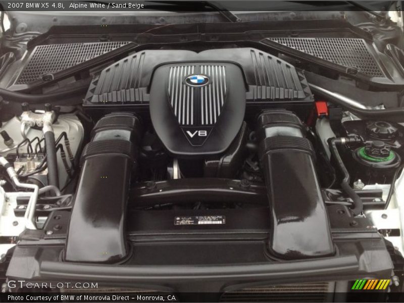 Alpine White / Sand Beige 2007 BMW X5 4.8i