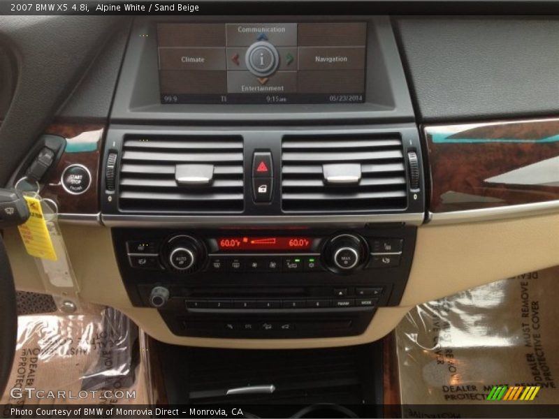 Alpine White / Sand Beige 2007 BMW X5 4.8i