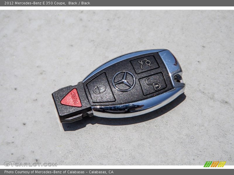 Black / Black 2012 Mercedes-Benz E 350 Coupe
