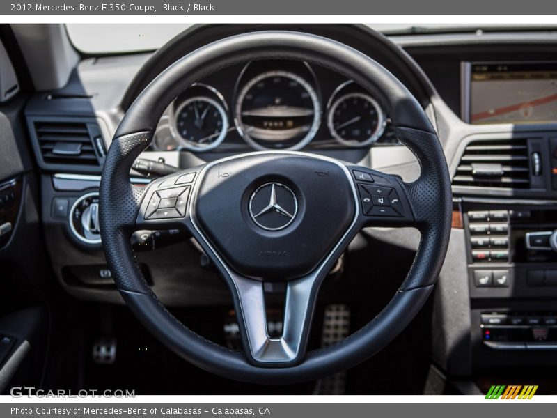 Black / Black 2012 Mercedes-Benz E 350 Coupe