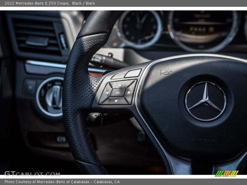 Black / Black 2012 Mercedes-Benz E 350 Coupe