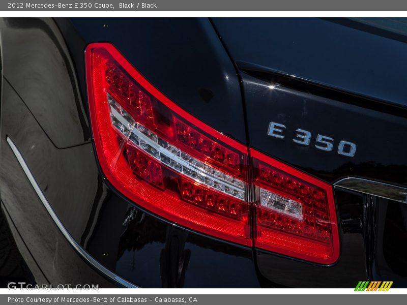 Black / Black 2012 Mercedes-Benz E 350 Coupe