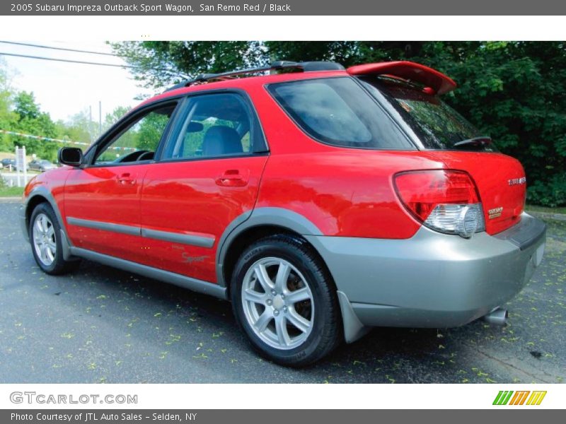 San Remo Red / Black 2005 Subaru Impreza Outback Sport Wagon