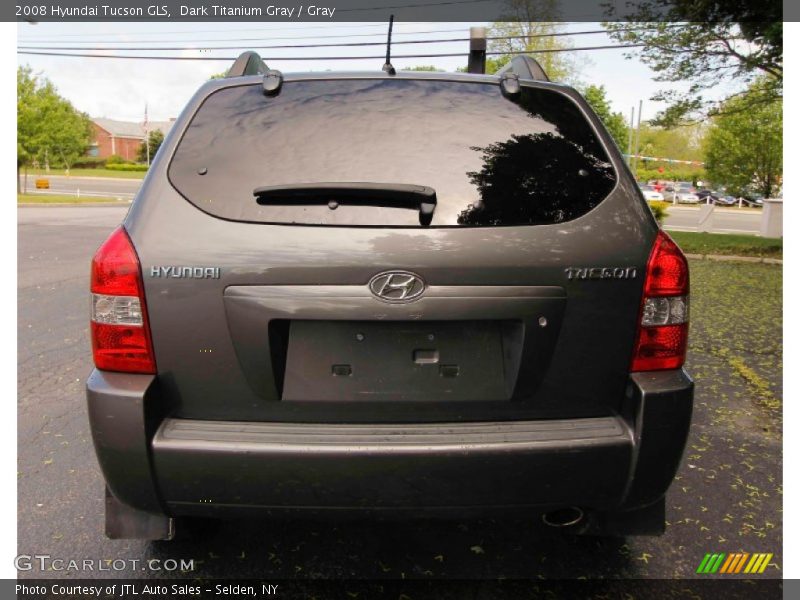 Dark Titanium Gray / Gray 2008 Hyundai Tucson GLS