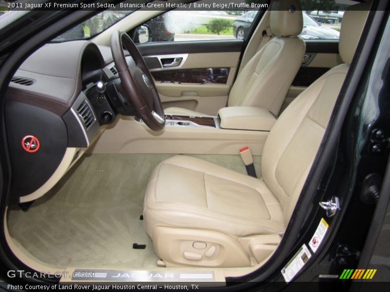 Botanical Green Metallic / Barley Beige/Truffle Brown 2011 Jaguar XF Premium Sport Sedan