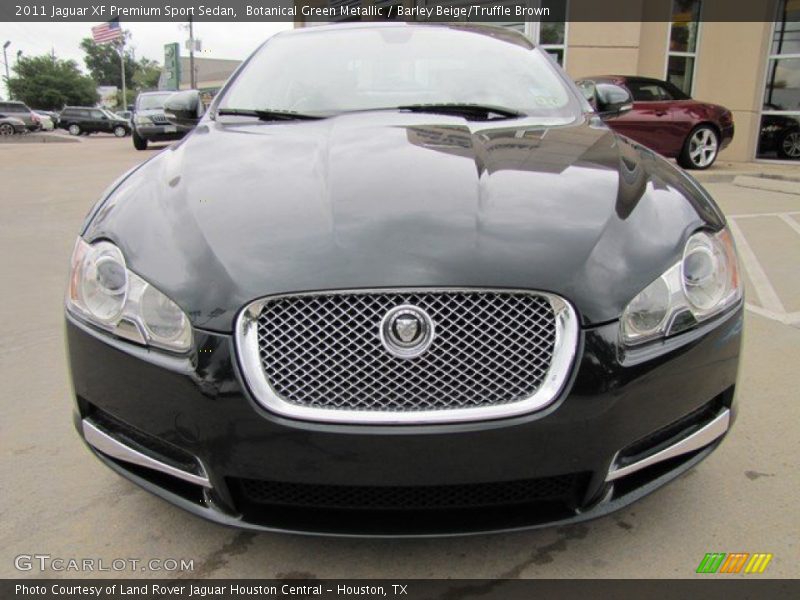 Botanical Green Metallic / Barley Beige/Truffle Brown 2011 Jaguar XF Premium Sport Sedan