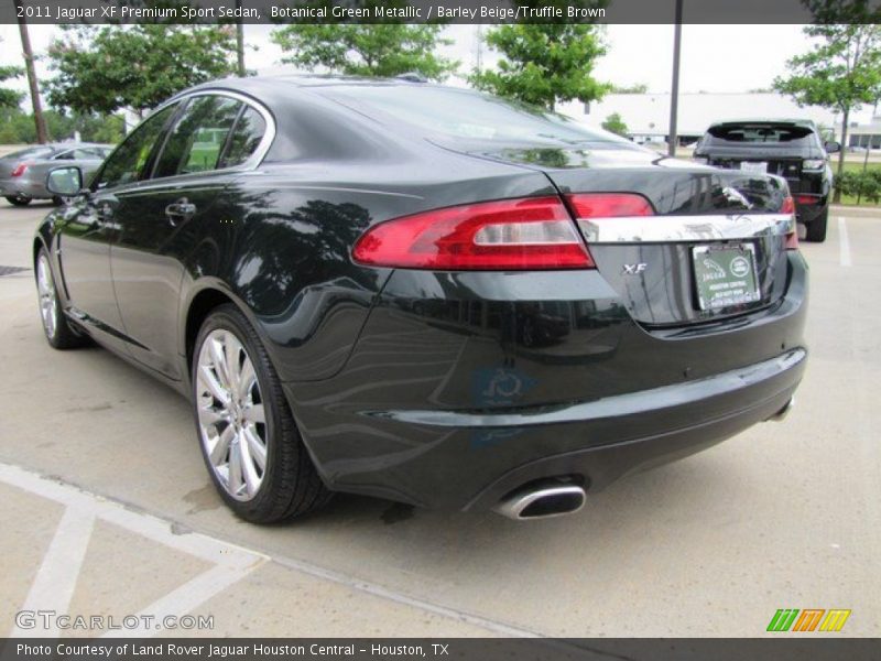 Botanical Green Metallic / Barley Beige/Truffle Brown 2011 Jaguar XF Premium Sport Sedan